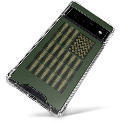 Bullet American Flag Google Pixel 6 Clear Case