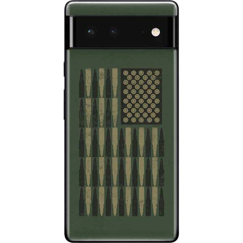 Bullet American Flag Google Pixel 6 Skin