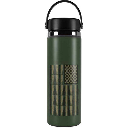 Bullet American Flag Hydro Flask 20oz Wide Mouth Skin