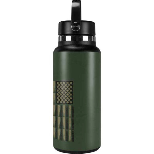 Bullet American Flag Hydro Flask 32oz Wide Mouth Skin