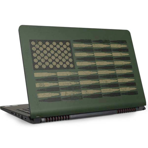 Bullet American Flag Dell Inspiron Skin