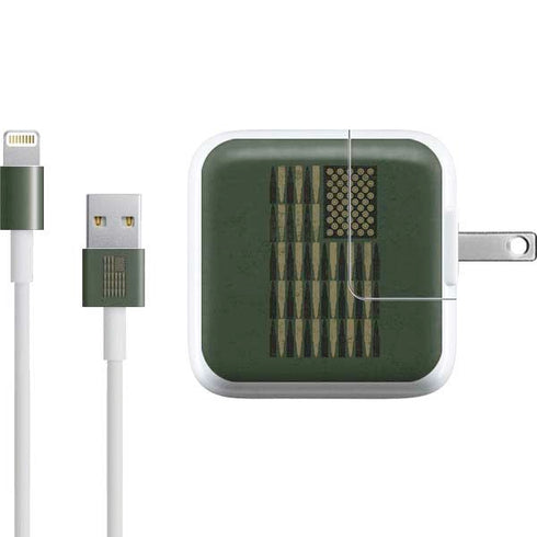Bullet American Flag iPad Charger (10W USB) Skin