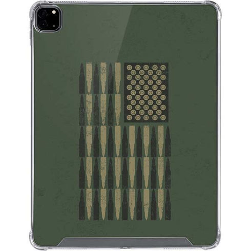 Bullet American Flag iPad Pro 12.9in (2020) Clear Case