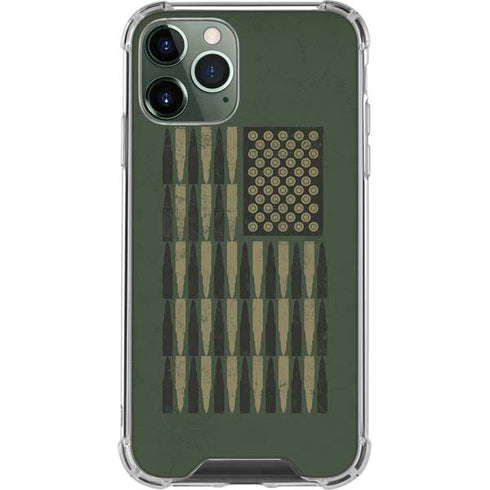 Bullet American Flag iPhone 11 Pro Max Clear Case