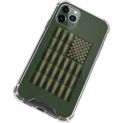 Bullet American Flag iPhone 11 Pro Max Clear Case