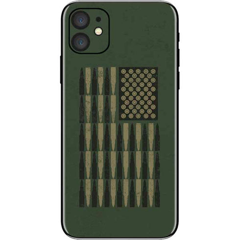 Bullet American Flag iPhone 11 Skin