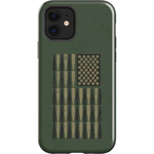 Bullet American Flag iPhone 12 Impact Case