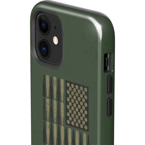 Bullet American Flag iPhone 12 Impact Case