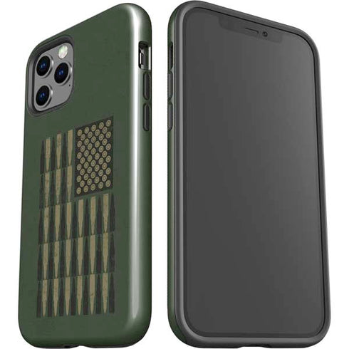 Bullet American Flag iPhone 12 Pro Impact Case