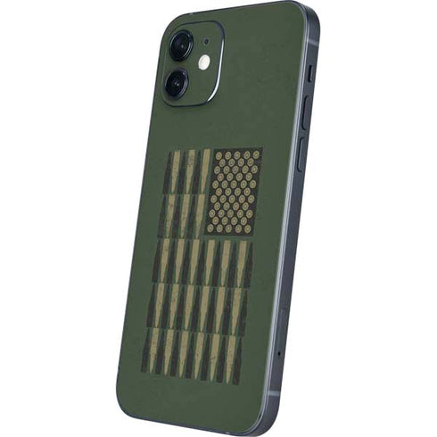 Bullet American Flag iPhone 12 Skin