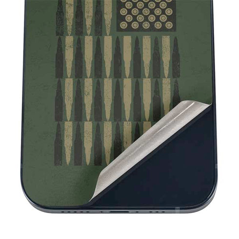 Bullet American Flag iPhone 12 Skin