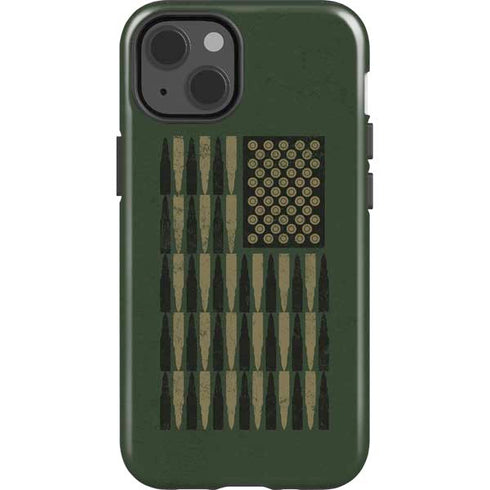 Bullet American Flag iPhone 13 Impact Case