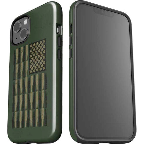 Bullet American Flag iPhone 13 Impact Case