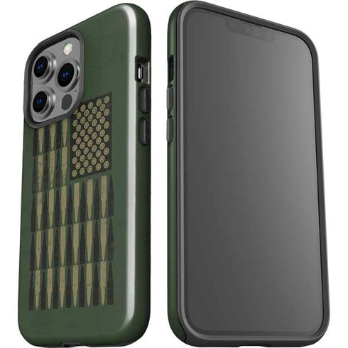 Bullet American Flag iPhone 13 Pro Impact Case