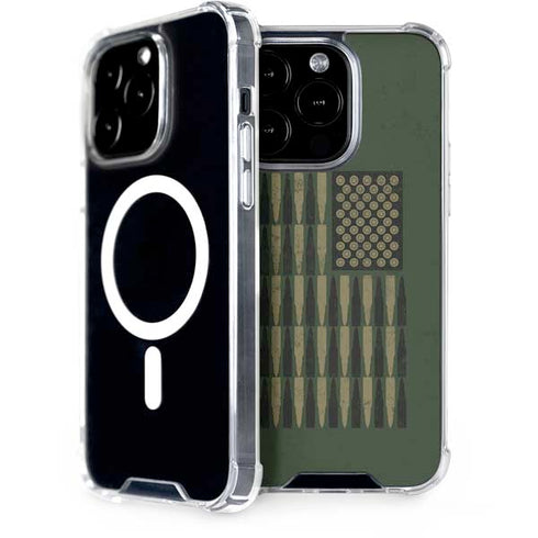 Bullet American Flag iPhone 13 Pro MagSafe Case