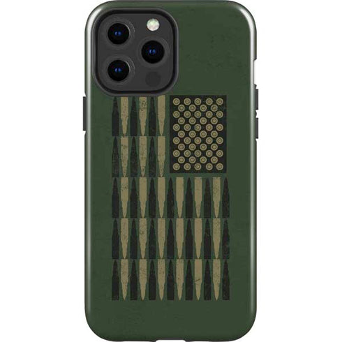 Bullet American Flag iPhone 13 Pro Max Impact Case