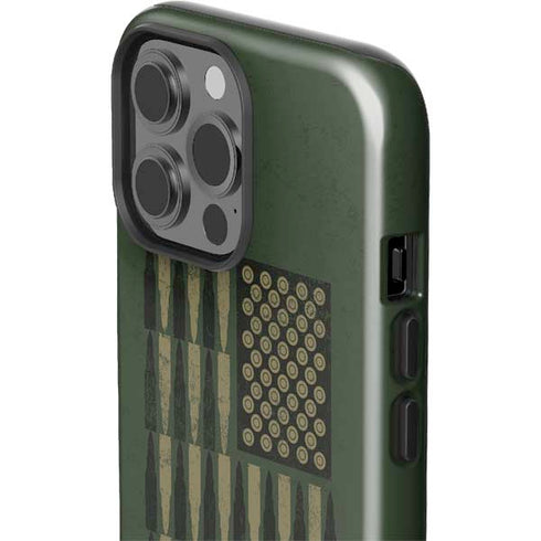Bullet American Flag iPhone 13 Pro Max Impact Case