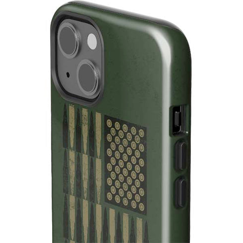 Bullet American Flag iPhone 14 Impact Case