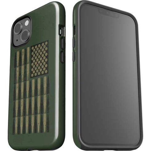 Bullet American Flag iPhone 14 Impact Case