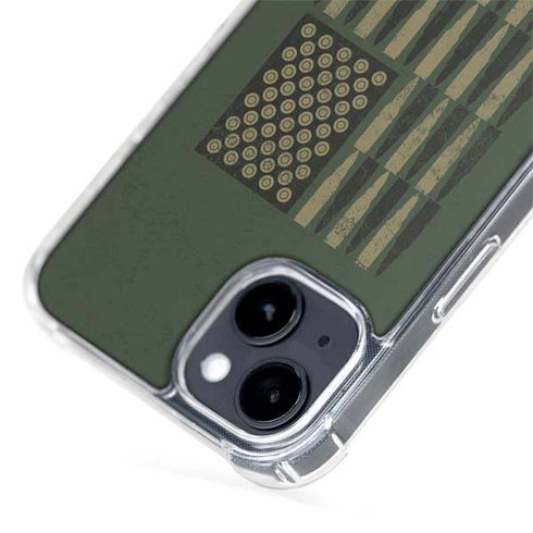 Bullet American Flag iPhone 15 Plus MagSafe Case