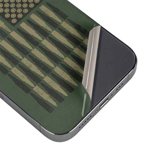 Bullet American Flag iPhone 14 Pro Max Skin