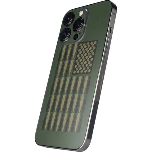 Bullet American Flag iPhone 14 Pro Skin