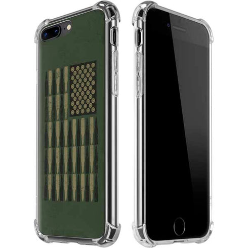 Bullet American Flag iPhone 7/8 Plus Clear Case