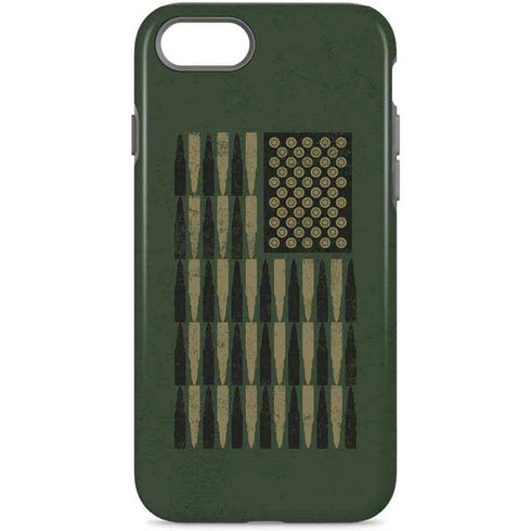 Bullet American Flag iPhone 8 Pro Case