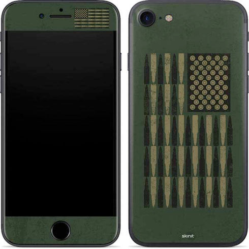 Bullet American Flag iPhone 8 Skin
