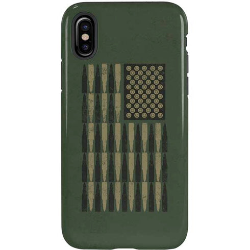 Bullet American Flag iPhone X Pro Case