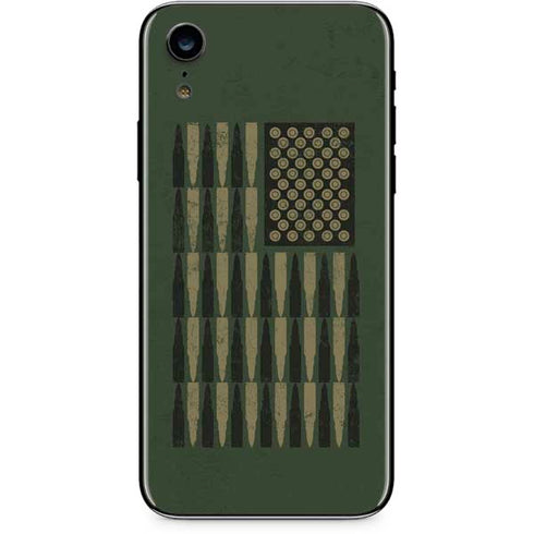Bullet American Flag iPhone XR Skin