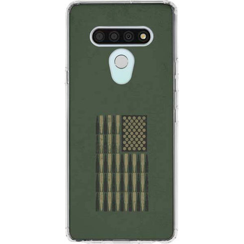 Bullet American Flag LG Stylo 6 Clear Case