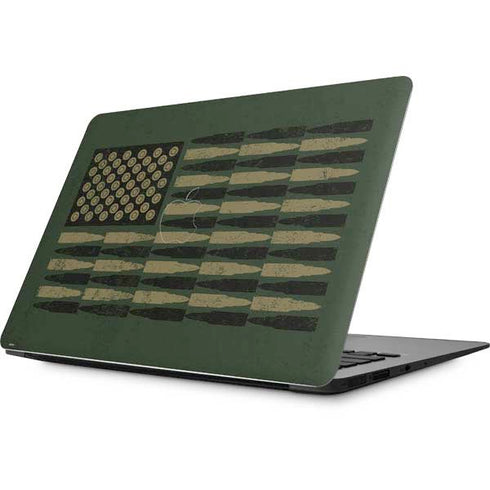 Bullet American Flag Apple MacBook Skin