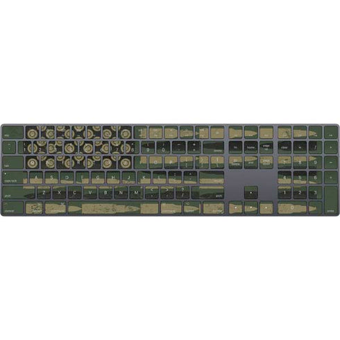 Bullet American Flag Magic Keyboard with Numeric Keypad Skin
