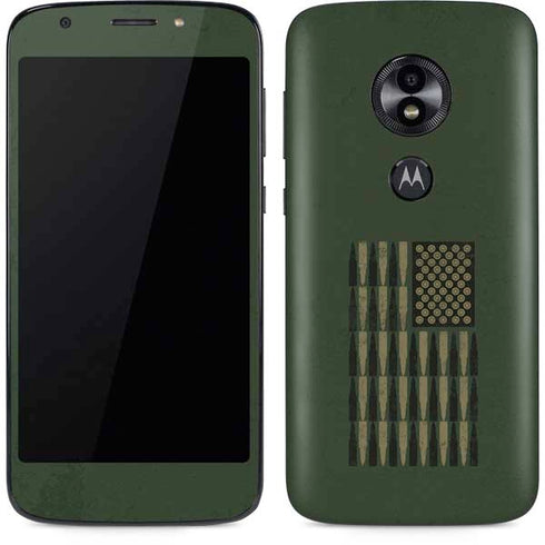 Bullet American Flag Moto E5 Play Skin