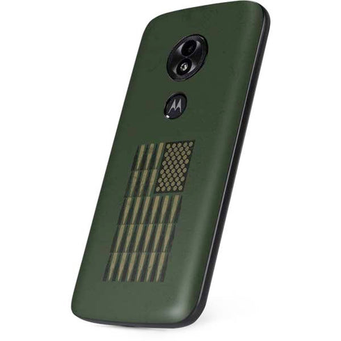 Bullet American Flag Moto E5 Play Skin