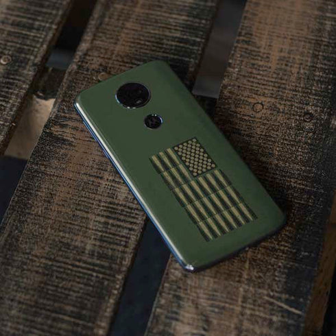 Bullet American Flag Moto E5 Plus Skin