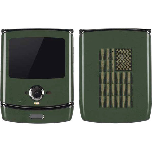 Bullet American Flag Motorola RAZR Skin