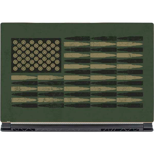 Bullet American Flag MSI GS65 Stealth Laptop Skin