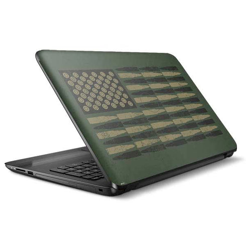 Bullet American Flag HP Notebook Skin