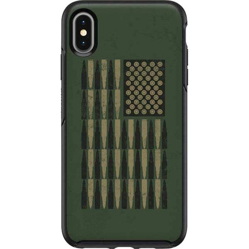 Bullet American Flag Otterbox Symmetry iPhone Skin