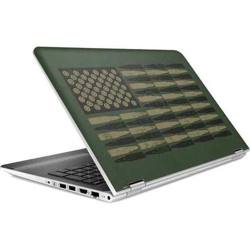 Bullet American Flag HP Pavilion Skin