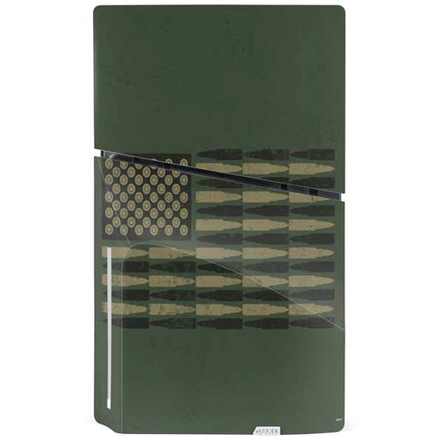 Bullet American Flag PS5 Slim Disk Bundle Skin