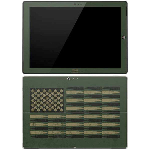 Bullet American Flag Surface Pro 3 Skin