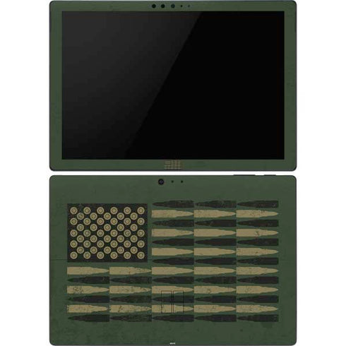 Bullet American Flag Surface Pro 6 Skin