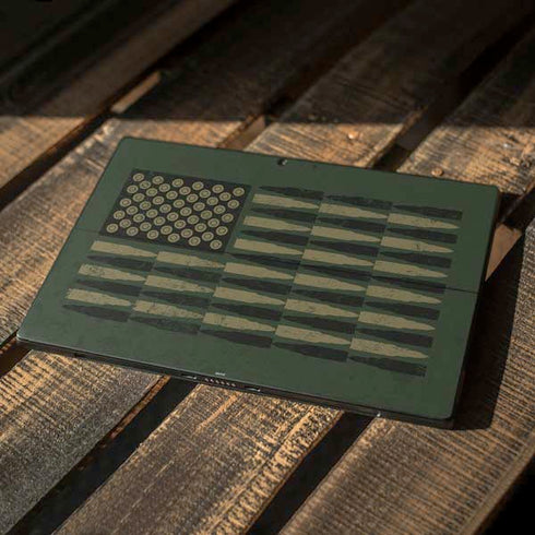 Bullet American Flag Surface Pro 7 Skin