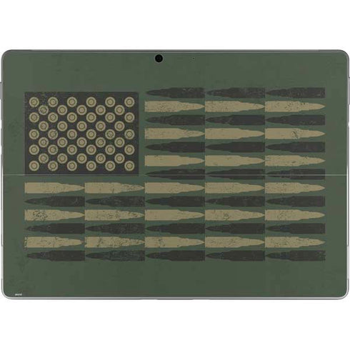 Bullet American Flag Surface Pro 8 Skin