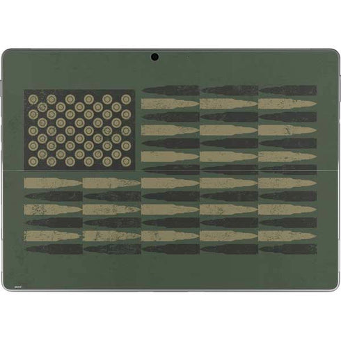 Bullet American Flag Surface Pro 9 Skin