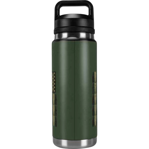 Bullet American Flag YETI Rambler 26oz Bottle Skin