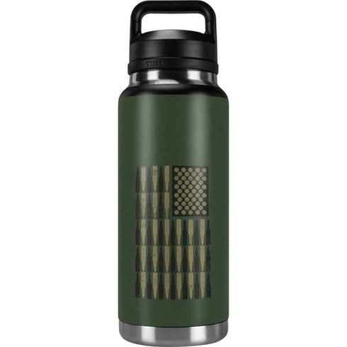 Bullet American Flag YETI Rambler 36oz Bottle Skin